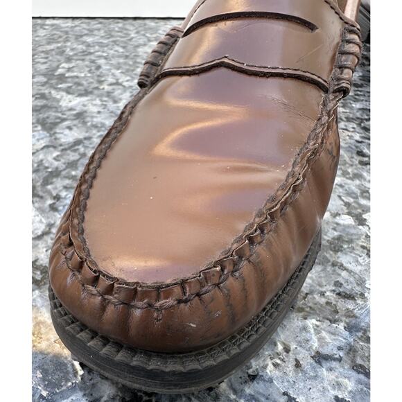 G.H. Bass Weejuns Whitney Women's brown Leather Penny Loafer Shoe SZ 8 - Picture 9 of 16
